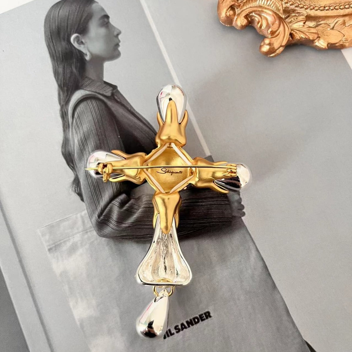 High end runway show abstract five feature earring brooch series, heavy-duty high-quality