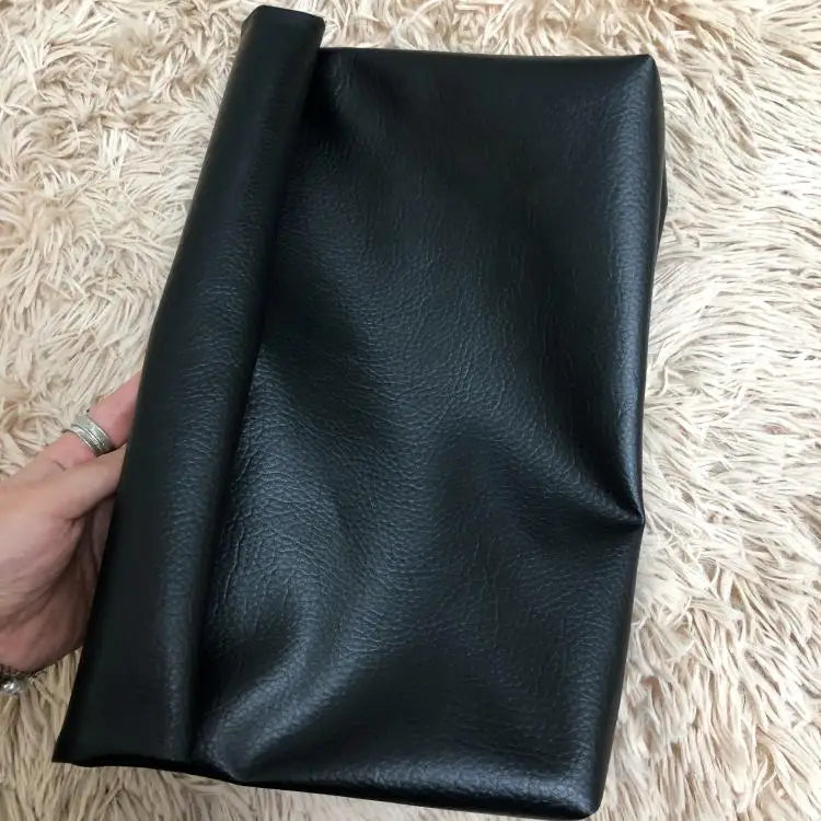 Solid color Women Clutch bag soft pu leather Lady evening bags Trend party girl Envelope Bag Large capacity Clutches purse black