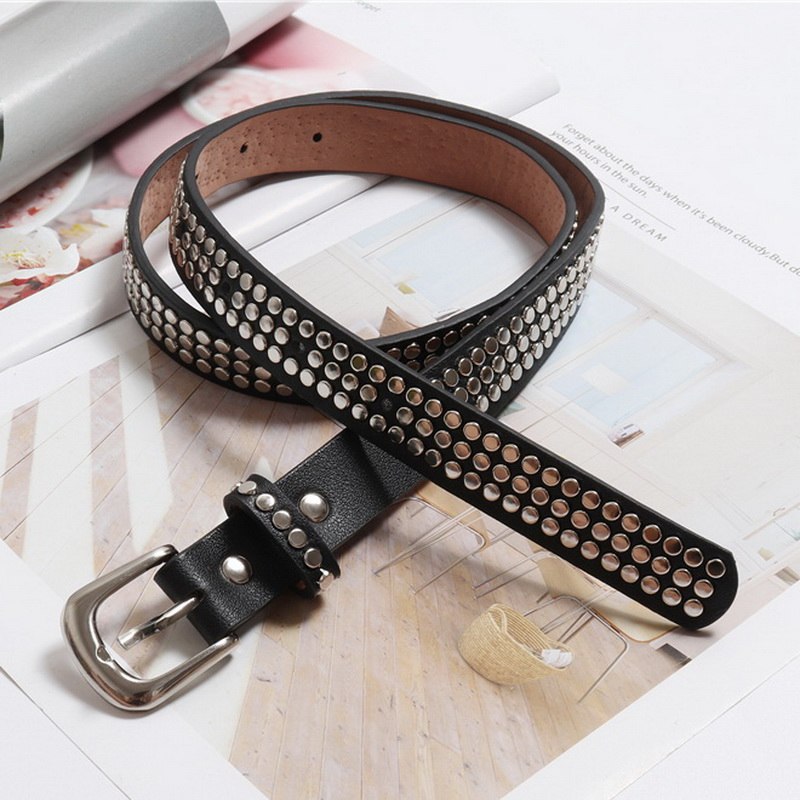 Rivets Waist Pack Luxury Designer Fanny Pack Small Women Waist Bag Phone Pouch Punk Belt Bag